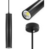 Interlook CTD-L30CM | Čierna závesná lampa | Moderné stropné svietidlo | Dekoratívne osvetlenie
