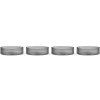 Ferm Living Servírovacie misky Ripple, set 4 ks – dymové