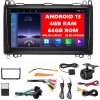 Automobilové rádio DVRMEDIA MERCEDES BENZ B200 Android AUTO / CarPlay / 4G+64G 2-DIN