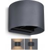 Brilagi Brilagi - LED Vonkajšie nástenné svietidlo RONDO LED/6W/230V antracit IP54 BG0985 + záruka 3 roky zadarmo + záruka 3 roky zadarmo