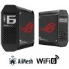 ASUS GT6 2-pack black Wireless AX10000 ROG Rapture Wifi 6 Tri-band Gaming Mesh System 90IG07F0-MU9A20
