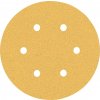 Bosch Brúsny papier EXPERT C470 so 6 otvormi pre excentrické brúsky, 150 mm, zrnitosť 80, 5 ks 2608900815