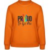 AWDis Sweat Mikina s Nápisom Proud to be me - Orange Crush - L - Dámske