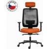 Powerton ERGO LUCIE Kancelářské ergonomické křeslo, Oranžové