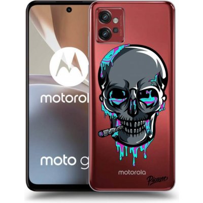 Púzdro Picasee silikónové Motorola Moto G32 - EARTH - Lebka 3.0 čiré