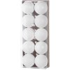 MagicHome Gule 10 ks biele na vianočný stromček 6 cm