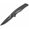 Vega Magnum 01RY703 Black Carbon vrecokvý nôž 9 cm, celočierna, uhlíkové vlákno