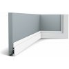 PVC lišta 12 x 75, dĺžka 200 cm, biela