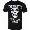 Tričko metal ROCK OFF Misfits Fiend Club Čierna