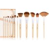 Luvia Cosmetics Bamboo I štetec na pery 1 ks + II skosený štetec na očnú linku 1 ks + III vejárový štetec 1 ks + IV kontúrovací štetec 1 ks + V plochý štetec na očné tiene 1 ks + VI štetec na korektor
