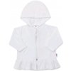 Semišková mikinka s kapucňou New Baby Baby biela 80 (9-12m)