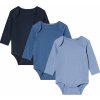 Lupilu Body pre bábätká 3kusy navy modrá modrá