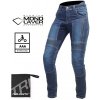 Kevlarové džínsy na motorku Trilobite Parado Monolayer AAA modré SLIM FIT/36