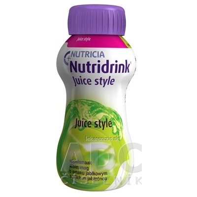 Nutridrink Juice Style s jablkovou príchuťou 4x200 ml