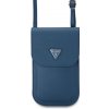 Guess PU Grained Triangle Logo Taška na Telefón Blue 14540497