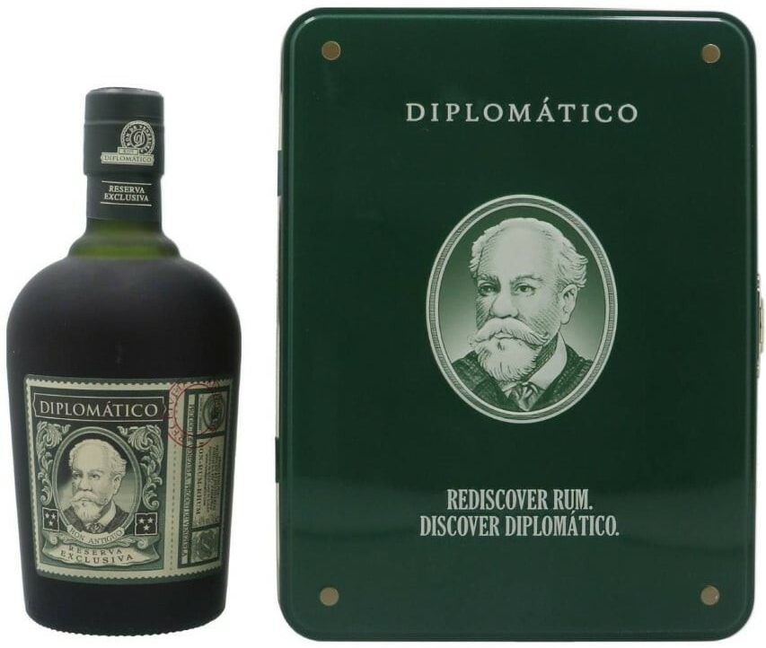 Diplomatico Reserva Exclusiva 40% 0,7 l (dárčekové balenie plechový kufrík)