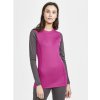 Craft CORE Warm Baselayer LS W 1912534 dámske tričko - ružová (486985) - S