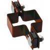 EKOfence Objímka priebežná na plotový stĺpik ZnPVC 60x40mm hnedá 15775