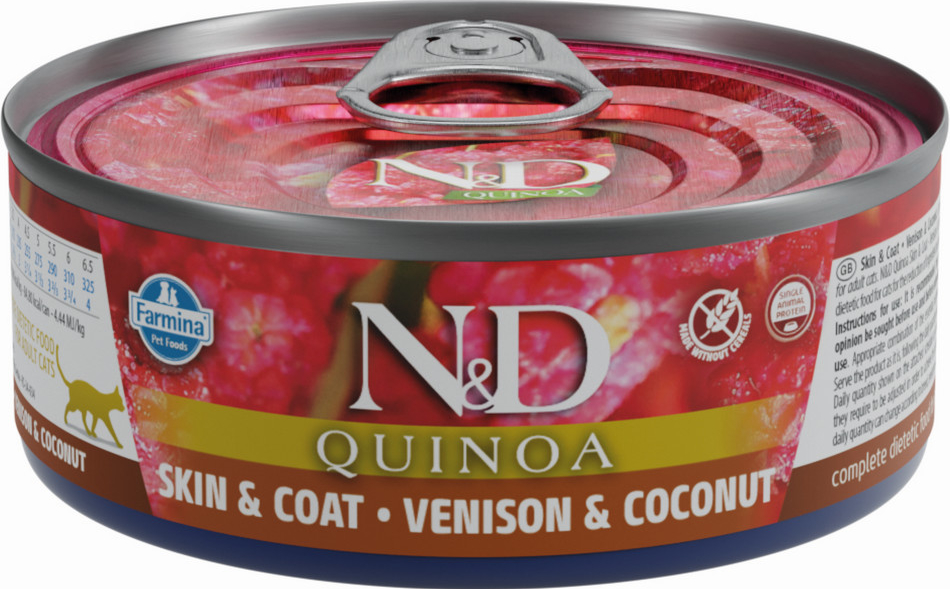 Farmina N&D Cat QUINOA Venison & Coconut 80 g