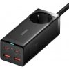 Baseus PSZM000401 GaN3 Pro Rýchlonabíjacia sieťová nabíjačka čierna / 2x USB / 2x USB-C / AC / 100W (PSZM000401)