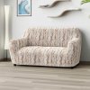 Bielastické poťahy OCEANO NOVÉ béžové dvojkreslo (š. 120 - 160 cm) Doprava zadarmo
