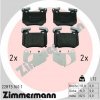 Sada brzdových platničiek, vždy 4 kusy v sade ZIMMERMANN 22873.160.1 (228731601)