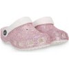 Crocs Šľapky WHRB CLASSIC GLITTER CLOG Biela