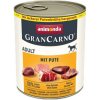 Animonda GRANCARNOU dog adult bravčové a morka 800g konzerva