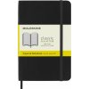 Zápisník MOLESKINE S, měkké desky, čtverečkovaný, černý (QP612)