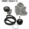 SKF Vodné čerpadlo + sada klinového remeňa VKMC31047-2