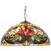 Závesná lampa - luster Tiffany kolekcia LILY Ø50 2xE27