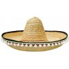 Slamený klobúk sombrero s brmbolcami – Mexiko 50 cm 8434077136