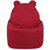 Sedací vak Sako Macko Plyš Plyš: 8. Červený