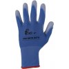 Rukavice CXS BRITA DOTS, máčané v PU a PVC terčíky Velikost: 08