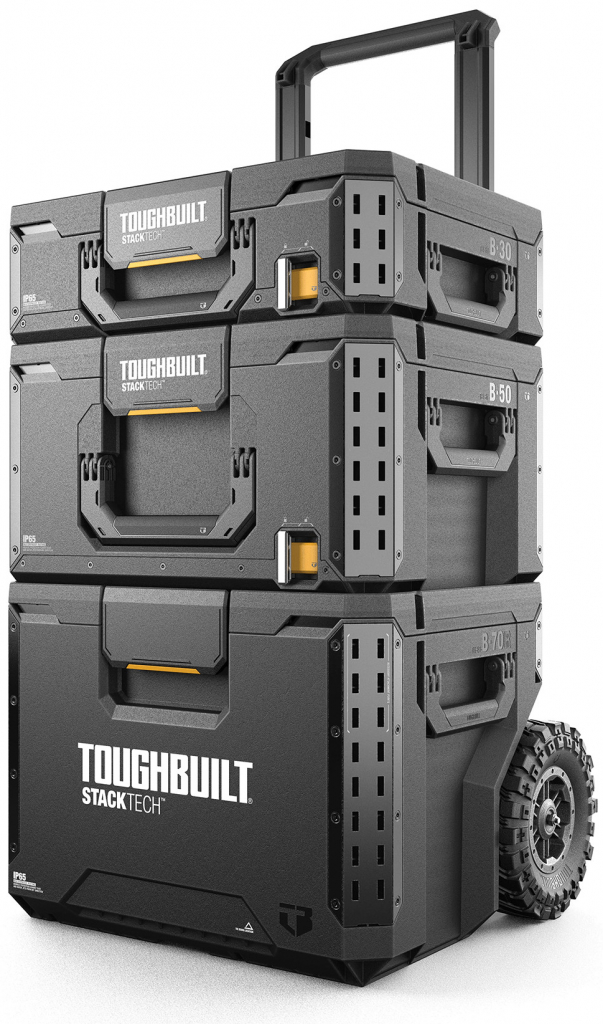 Toughbuilt StackTech Sada pojazdných boxov na náradie TB-B1S3-B-70R