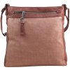 Tessra Veľká crossbody dámska kabelka D5580 staroružová