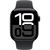 Apple Watch Series 10 42 mm Cellular klavírne čierny hliník s čiernym športovým remienkom S/M MWX63QC/A