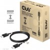 Club3D Kabel DisplayPort 2.1 na DisplayPort 2.1 VESA DP80, 4K240Hz/8K60Hz/10K30Hz HDR (M/M), 1.2m, černá