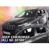 Jeep Cherokee od 2014 (so zadnými) - deflektory Heko