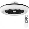Noaton 11055B Callisto, čierna, stropný ventilátor so svetlom