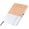 Korkový zápisník - Sivý