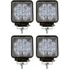Pracovné svetlo 27 LED halogénový svetlomet 108w sada 4 ks