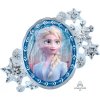 Fóliový balónik ovál Frozen 2 zrkadlo - 76 x 66 cm