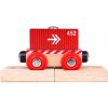 Bigjigs Rail Vagón červený kontajner