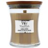 WoodWick Santal Myrrh vonná sviečka s dreveným knôtom 275 g