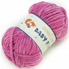 Priadza Baby Fox farba ružová 61