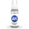 AK Interactive akrylová barva metallic natural steel 17 ml