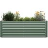 Blumfeldt High Grow Straight, vyvýšený záhon, 180 x 60 x 90 cm, z vlnitého oceľového plechu, jednoduchá montáž, odolný voči hrdzi a mrazu (GDMB4-Bl-HGS-1860-DM)