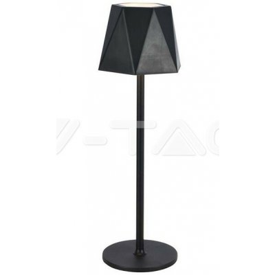 4W LED stolová lampa čierna 3v1 VT-1034 (V-TAC)