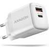 AXAGON ACU-PQ20W nabíjačka do siete 2x port 20W biela